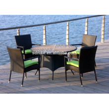 cheap wholesale furniture from foshan china rattan round banquet pool dining set